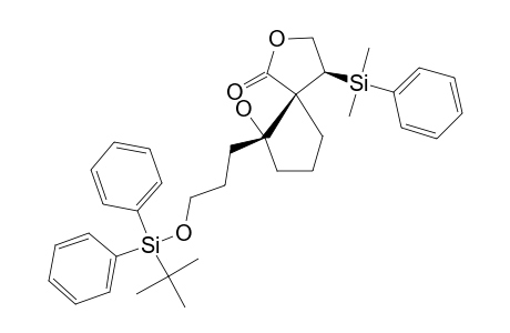 RAC-(4S,5S,6R)-6-[3-[(TERT.-BUTYLDIPHENYLSILYL)-OXY]-PROPYL]-4-[DIMETHYL-(PHENYL)-SILYL]-6-HYDROXY-2-OXASPIRO-[4.4]-NONAN-1-ONE