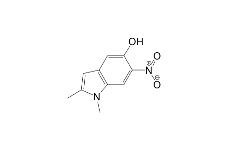 1,2-Dimethyl-6-nitro-1H-indol-5-ol