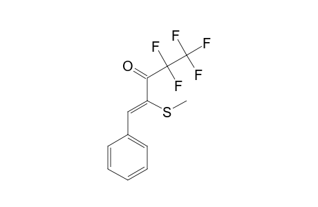 (Z)-1,1,1,2,2-PENTAFLUORO-4-(METHYLTHIO)-5-PHENYLPENT-4-EN-3-ONE