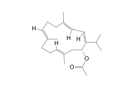 (1E,3E,7E,11E)-(14R)-ACETOXY-CEMBRA-1,3,7,11-TETRAENE