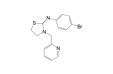 2-(4-bromophenylimino)-3-(pyridine-2-methyl)thiazolidine