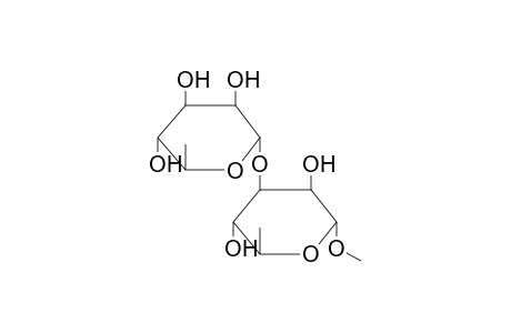 Methyl 3-O.alpha.-L-rhamnopyranosyl.alpha.-L-rhamnopyranoside