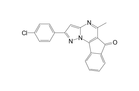 2-(4-CHLOROPHENYL)-5-METHYL-6H-INDENO-[2,1-E]-PYRAZOLO-[1,5-A]-PYRIMIDIN-6-ONE