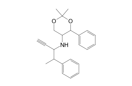 2,2-Dimethyl-4-phenyl-N-(4'-phenylpent-1'-yn-3'-yl)-1,3-dioxan-5-amine