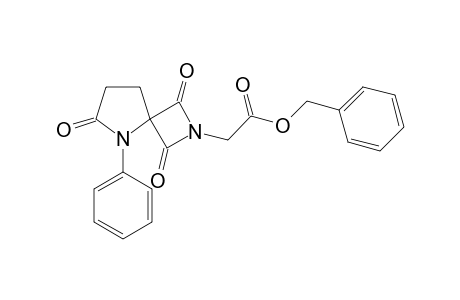 5-phenyl-1,3,6-trioxo-2,5-diazaspiro[3,4]octane-2-acetic acid, benzyl ester