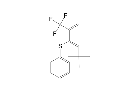 (Z)-5,5-DIMETHYL-3-(PHENYLTHIO)-2-(TRIFLUOROMETHYL)-HEXA-1,3-DIENE