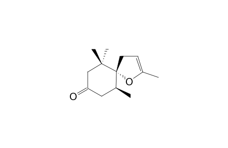 (TRANS)-8,9-DEHYDRO-4,5-DIHYDROTHEASPIRONE;2,6,10,10-TETRAMETHYL-1-OXASPIRO-[4,5]-DEC-2-EN-8-ONE