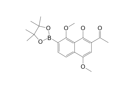 2-ACETYL-4,8-DIMETHOXY-7-(4,4,5,5-TETRAMETHYL-1,3,2-DIOXABORALAN-2-YL)-1-NAPHTHOL