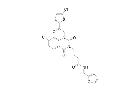 4-(7-chloro-1-[2-(5-chloro-2-thienyl)-2-oxoethyl]-2,4-dioxo-1,4-dihydro-3(2H)-quinazolinyl)-N-(2-furylmethyl)butanamide