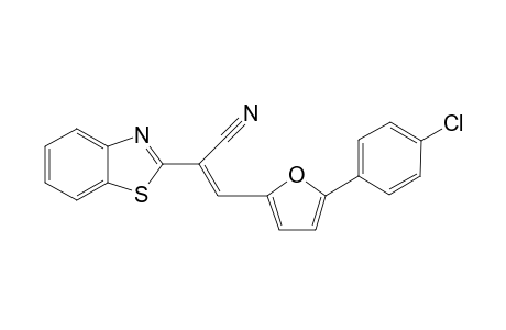 (E)-2-(BENZO-[D]-THIAZOL-2-YL)-3-[5-(4-CHLOROPHENYL)-FURAN-2-YL]-ACRYLONITRILE