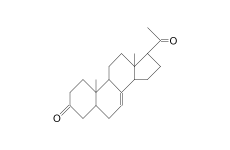 5a-Pregn-7-en-3,20-dione