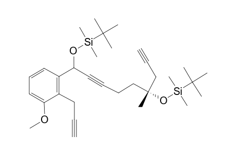 (6'S)-1-[1,6-BIS-(TERT.-BUTYL-DIMETHYL-SILANYLOXY)-6-METHYL-NONA-2,8-DIYNYL]-3-METHOXY-2-PROP-2-YNYL-BENZENE