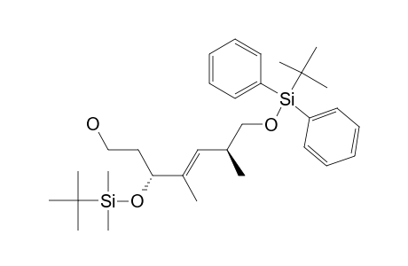 (3S,4E,6S)-3-(TERT.-BUTYLDIMETHYLSILYLOXY)-7-(TERT.-BUTYL-DIPHENYLSILYLOXY)-4,6-DIMETHYLHEPT-4-EN-1-OL