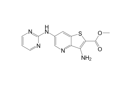 methyl 3-amino-6-(pyrimidin-2-ylamino)thieno[3,2-b]pyridine-2-carboxylate