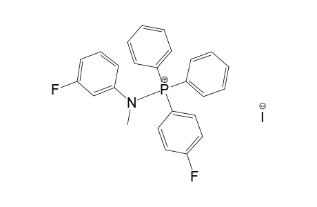 N-METHYL-N-(META-FLUOROPHENYL)-IMINO-PARA-FLUOROPHENYLDIPHENYLPHOSPHONIUM-IODIDE