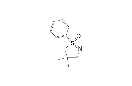 4,4-Dimethyl-1-phenyl-4,5-dihydro-3H-isothiazole 1-oxide