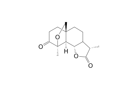 3-Oxo-4.beta.,14-epoxy-5.alpha.H,6,11.beta.H-eudesman-12,6-olide