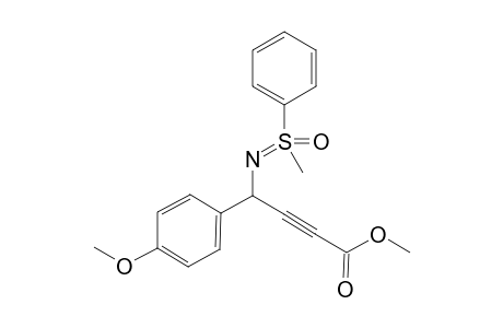 Methyl 4-(4-methoxyphenyl)-4-(S,S-methylphenylsulfoximidoyl)but-2-ynoate