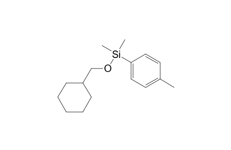 (cyclohexylmethoxy)dimethyl-p-tolylsilane