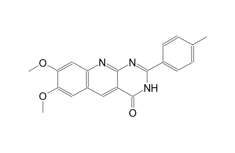 7,8-Dimethoxy-2-p-tolyl-3H-pyrimido[4,5-b]quinolin-4-one