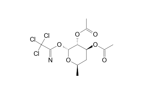 2,3-DI-O-ACETYL-4,6-DIDEOXY-ALPHA-D-XYLO-HEXOPYRANOSYL-TRICHLOROACETIMIDATE