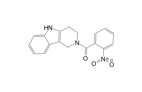 1H-pyrido[4,3-b]indole, 2,3,4,5-tetrahydro-2-(2-nitrobenzoyl)-