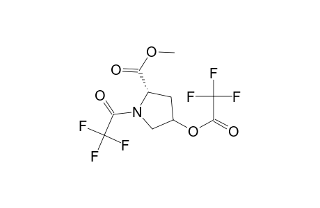 N-(trifluoroacetyl)-4-(trifluoroacetoxy)proline methyl ester