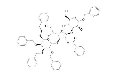 BENZYL-2,3,4,6-TETRA-O-BENZYL-ALPHA-D-GALACTOPYRANOSYL-(1->3)-2-O-BENZOYL-BETA-D-GALACTOFURANOSYL-(1->3)-ALPHA-D-MANNOPYRANOSIDE