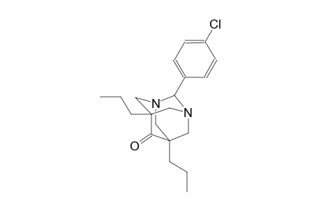 2-(4-Chloro-phenyl)-5,7-dipropyl-1,3-diaza-tricyclo[3.3.1.1(3,7)]decan-6-one