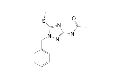 5-ACETYLAMINO-2-BENZYL-3-METHYLTHIO-2H-1,2,4-TRIAZOLE