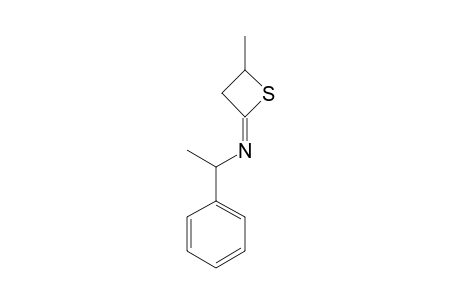 N-(4-METHYL-2-THIETANYLIDENE)-ALPHA-PHENYLETHYLAMINE;ISOMER-#A