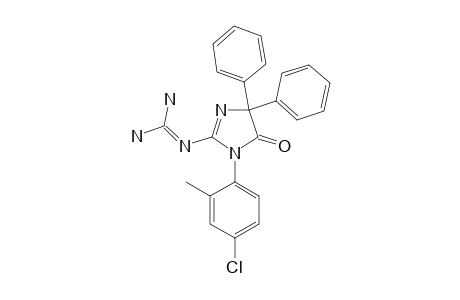 [1-(4-CHLOR-2-METHYLPHENYL)-5-OXO-4,4-DIPHENYL-2-IMIDAZOLIN-2-YL]-GUANIDINE