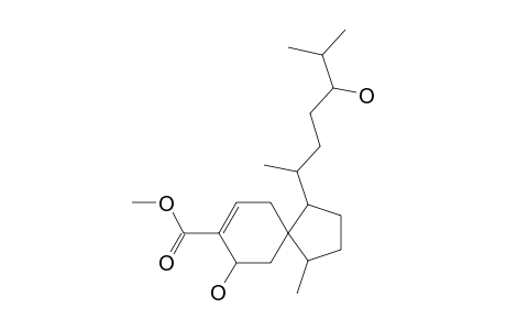 (1R,4S,5S,9S,1'R,4'R)-9-HYDROXY-1-(4'-HYDROXY-1',5'-DIMETHYL-HEXYL)-4-METHYLSPIRO-[4.5]-DEC-7-ENE-8-CARBOXYLATE