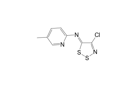 (4-Chloro-[1,2,3]dithiazol-5-ylidene)-(5-methyl-pyridin-2-yl)-amine