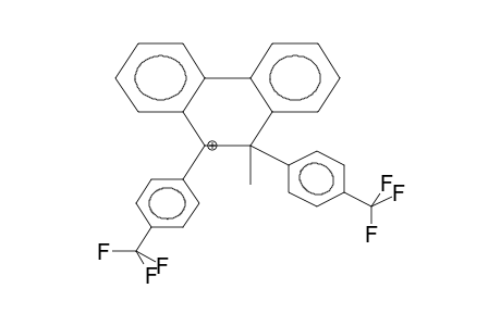 9,10-BIS(PARA-TRIFLUOROMETHYLPHENYL)-9-METHYLPHENANTHRENONIUM CATION