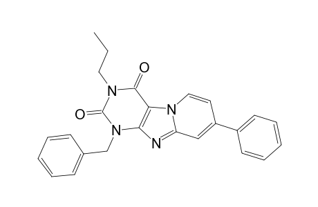 1-BENZYL-8-PHENYL-3-PROPYL-1H,3H-PYRIDO-[2,1-F]-PURINE-2,4-DIONE