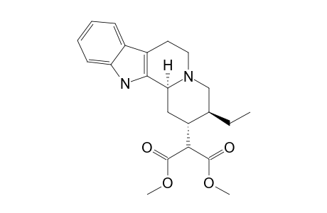 2-ALPHA-MALONYL-3-BETA-ETHYLINDOLO-[2,3-A]-QUINOLIZIDINE