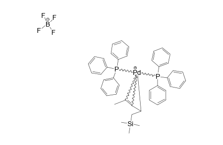 BIS-(TRIPHENYLPHOSPHINE)-[(1,2,3-ETA)-1-METHYL-3-METHYLTRIMETHYLSILYL]-PALLADIUM-TETRAFLUOROBORATE