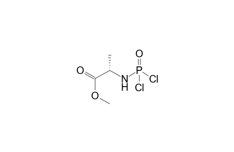 (S)-N-(1-Methoxycarbonyl)ethyl-phosphoric acid amide-dichloride