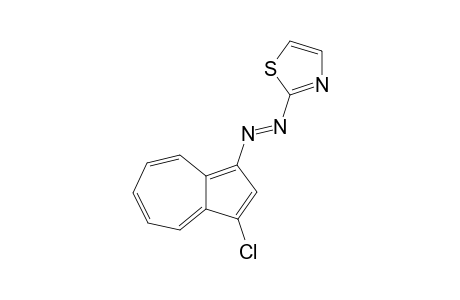 2-[(3-CHLOROAZULEN-1-YL)-DIAZENYL]-1,3-THIAZOLE