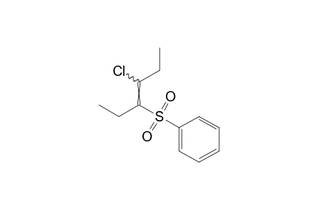 2-CHLORO-1-ETHYL-1-BUTENYL PHENYL SULFONE