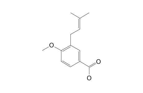 4-METHOXY-3-(3-METHYL-2-BUTENYL)-BENZOIC-ACID