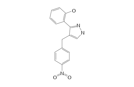 3(5)-(2-HYDROXYPHENYL)-4-(4-NITROBENZYL)-PYRAZOLE