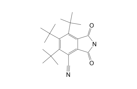 4,5,6-TRI-TERT.-BUTYL-1-CYANO-2,3-BENZOLDICARBOXYLIC-ACID,IMIDE