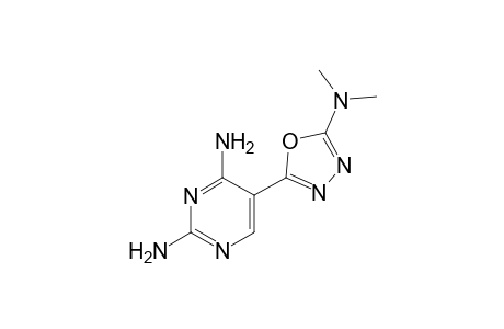 2-(2,4-diamino-5-pyrimidinyl)-5-(dimethylamino)-1,3,4-oxadiazole