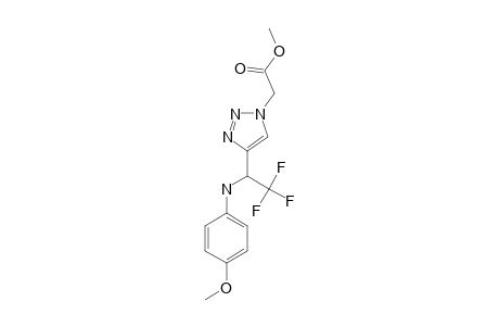 METHYL-2-[4-[1-(4-METHOXYPHENYLAMINO)-2,2,2-TRIFLUOROETHYL]-1H-1,2,3-TRIAZOL-1-YL]-ACETATE