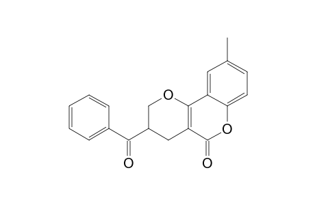 3-BENZOYL-9-METHYL-3,4-DIHYDRO-2H,5H-1-BENZOPYRANO-[4,3-B]-PYRAN-5-ONE