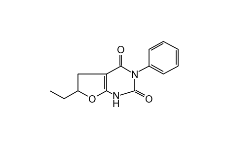 5,6-DIHYDRO-6-ETHYL-3-PHENYLFURO[2,3-d]PYRIMIDINE-2,4(1H,3H)-DIONE