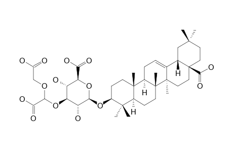 3-O-[3'-O-(2''-O-GLYCOLYL)-GLYOXYLYL-BETA-D-GLUCURONOPYRANOSYL]-OLEANOLIC-ACID