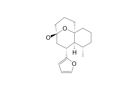 (1R,5S,6S,7R,9S)-7-(2-FURYL)-5-METHYL-13-OXATRICYCLO-[7.3.1.0(1,6)]-TRIDECAN-9-OL